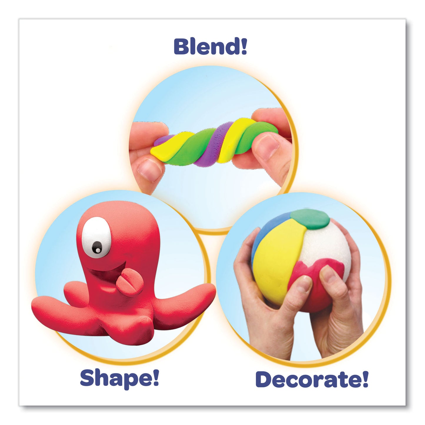 Crayola Model Magic Modeling Compound, 1 oz Packs, 75 Packs, Assorted Colors, 6 lbs 13 oz (236002)