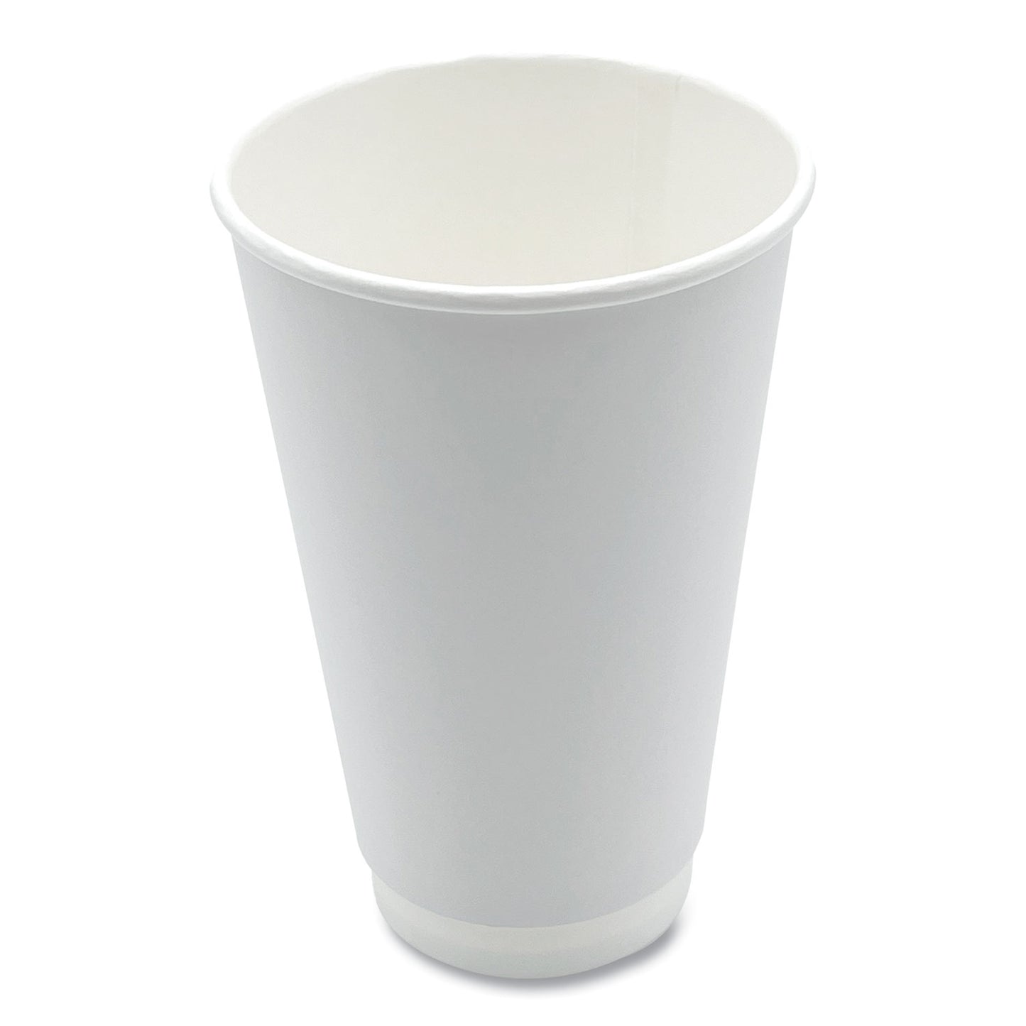 Boardwalk Paper Hot Cups, Double-Walled, 16 oz, White, 25/Pack (DW16HCUPPK)