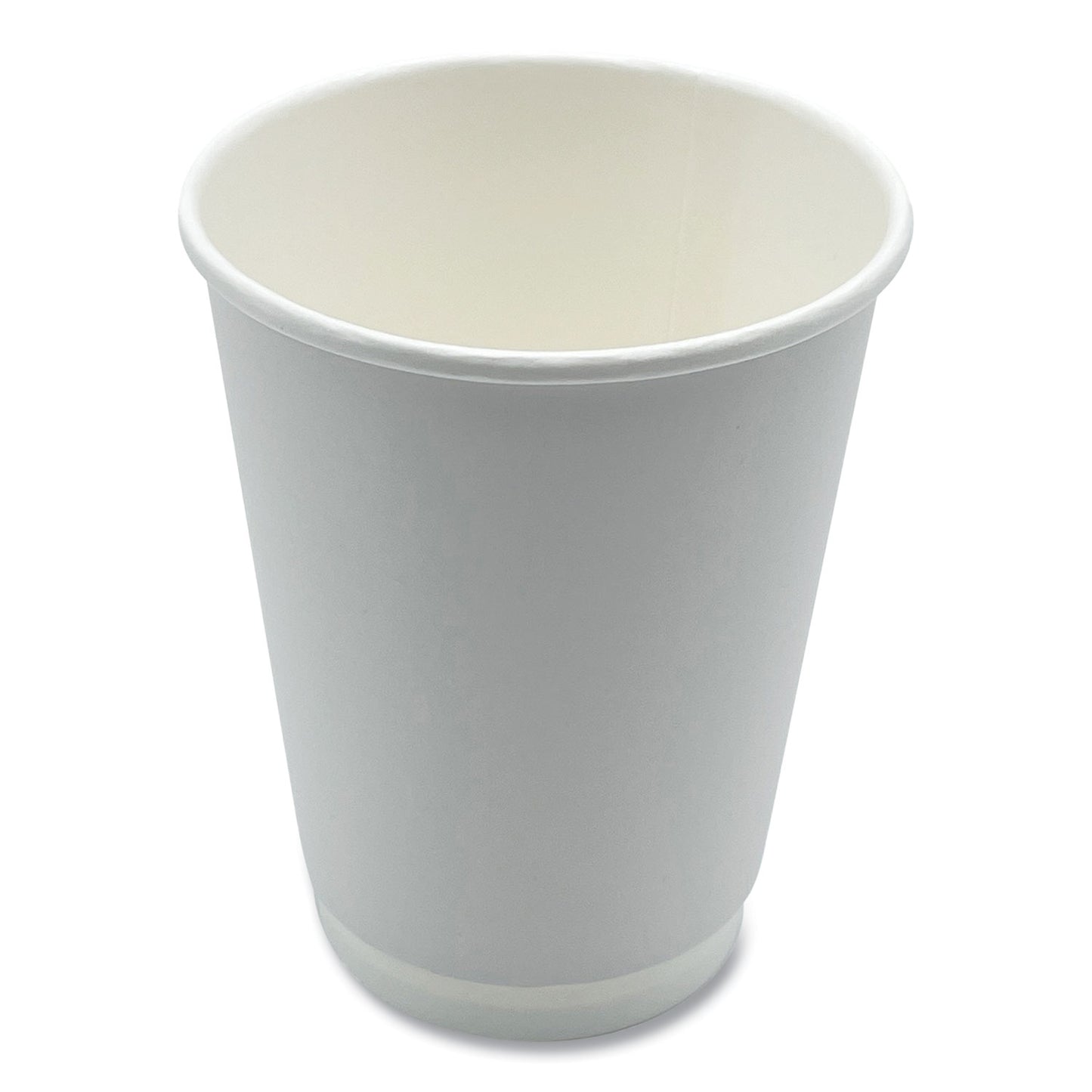 Boardwalk Paper Hot Cups, Double-Walled, 12 oz, White, 25/Pack (DW12HCUPPK)