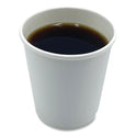 Boardwalk Paper Hot Cups, Double-Walled, 8 oz, White, 500/Carton (DW8HCUP)