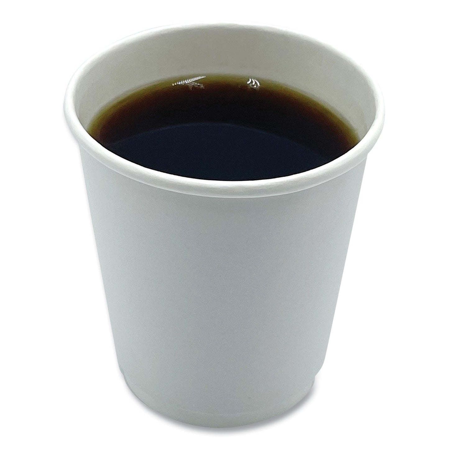 Boardwalk Paper Hot Cups, Double-Walled, 8 oz, White, 500/Carton (DW8HCUP)