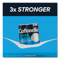 Cottonelle Ultra CleanCare Toilet Paper, Strong Tissue, Mega Rolls, Septic Safe, 1-Ply, White, 284/Roll, 6 Rolls/Pack, 36 Rolls/Carton (55699)