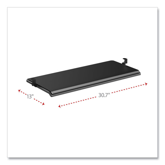 Alera AdaptivErgo Clamp-On Keyboard Tray, 30.7" x 13", Black (KBT1B)