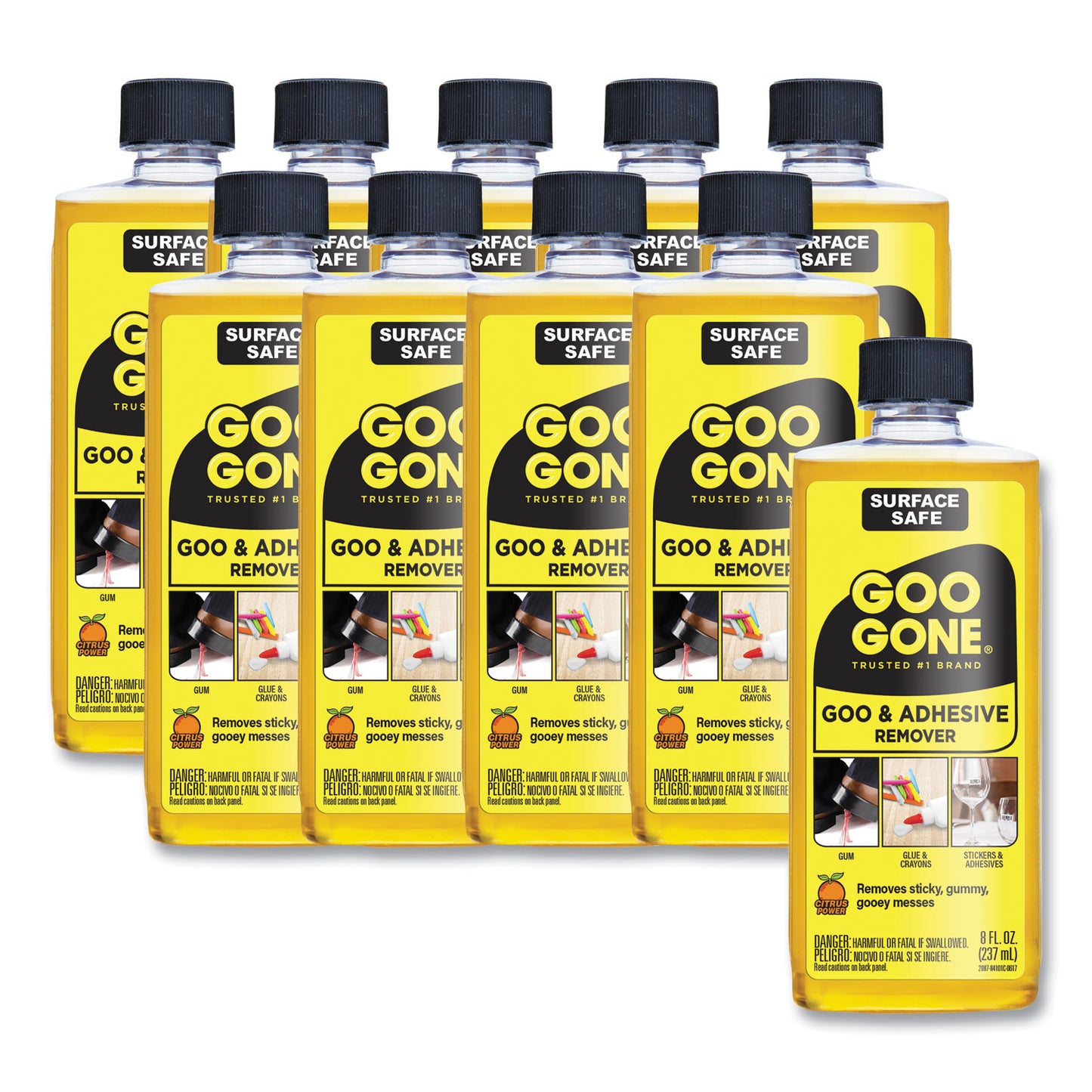 Goo Gone Original Cleaner, Citrus Scent, 8 oz Bottle, 12/Carton (2087)