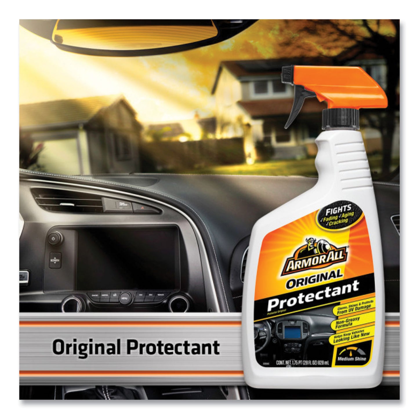 Armor All Original Protectant, 28 oz Spray Bottle, 6/Carton (10228CT)