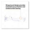 3M Virtua Protective Eyewear, Clear Polycarbonate Frame, Clear Polycarbonate Lens (1122008000)