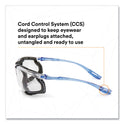 3M CCS Protective Eyewear with Foam Gasket, Blue Plastic Frame, Clear Polycarbonate Lens (1187200000)