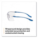 3M Virtua Sport CCS Protective Eyewear, Blue Plastic Frame, Clear Polycarbonate Lens (1179600000)