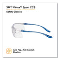 3M Virtua Sport CCS Protective Eyewear, Blue Plastic Frame, Clear Polycarbonate Lens (1179600000)