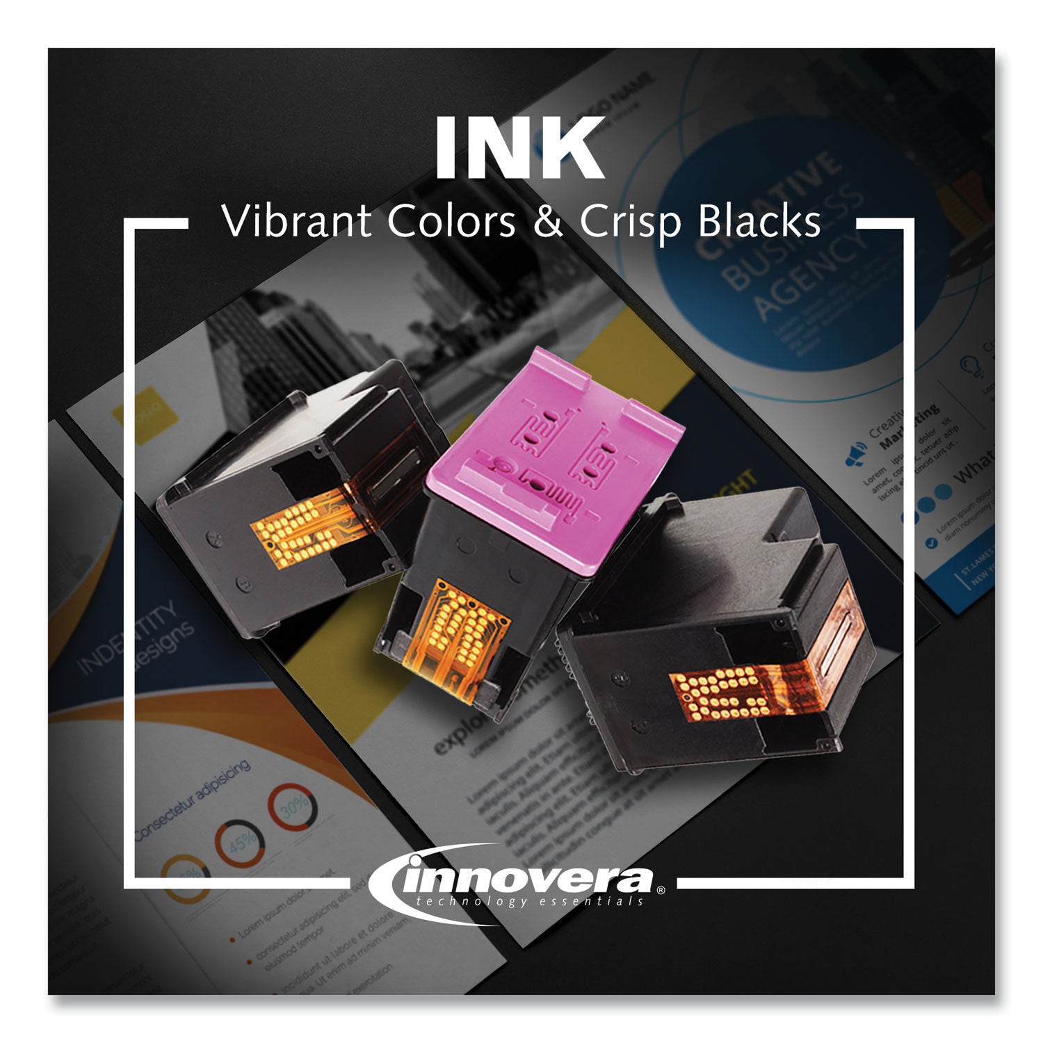 Innovera Remanufactured Tri-Color Ink, Replacement for CL-261XL (3724C001), 405 Page-Yield