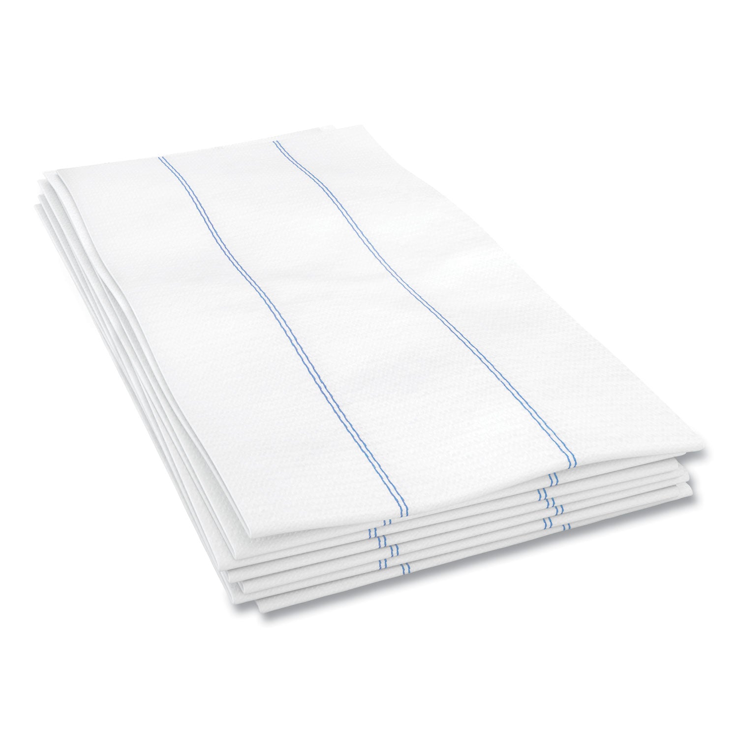 Cascades Tuff-Job Foodservice Towels, 1/4 Fold, 13 x 24, White/Blue, 72/Carton (W930)