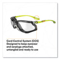 3M Solus CCS Series Protective Eyewear, Green Plastic Frame, Clear Polycarbonate Lens (SCCS01SGAFGR)