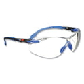 3M Solus 1000 Series Safety Glasses, Blue Plastic Frame, Clear Polycarbonate Lens (S1101SGAF)