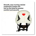 3M SecureFit X5000 Series Safety Helmet, 6-Point Pressure Diffusion Ratchet Suspension, White (X5001ANSI)