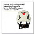 3M SecureFit X5000 Series Safety Helmet, Vented, 6-Point Pressure Diffusion Ratchet Suspension, White (X5001VANSI)