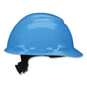 3M SecureFit H-Series Hard Hats, H-700 Cap with UV Indicator, 4-Point Pressure Diffusion Ratchet Suspension, Blue (H703SFRUV)