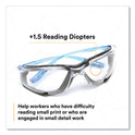 3M CCS Protective Eyewear with Foam Gasket, +1.5 Diopter Strength, Blue Plastic Frame, Clear Polycarbonate Lens (VC215AF)