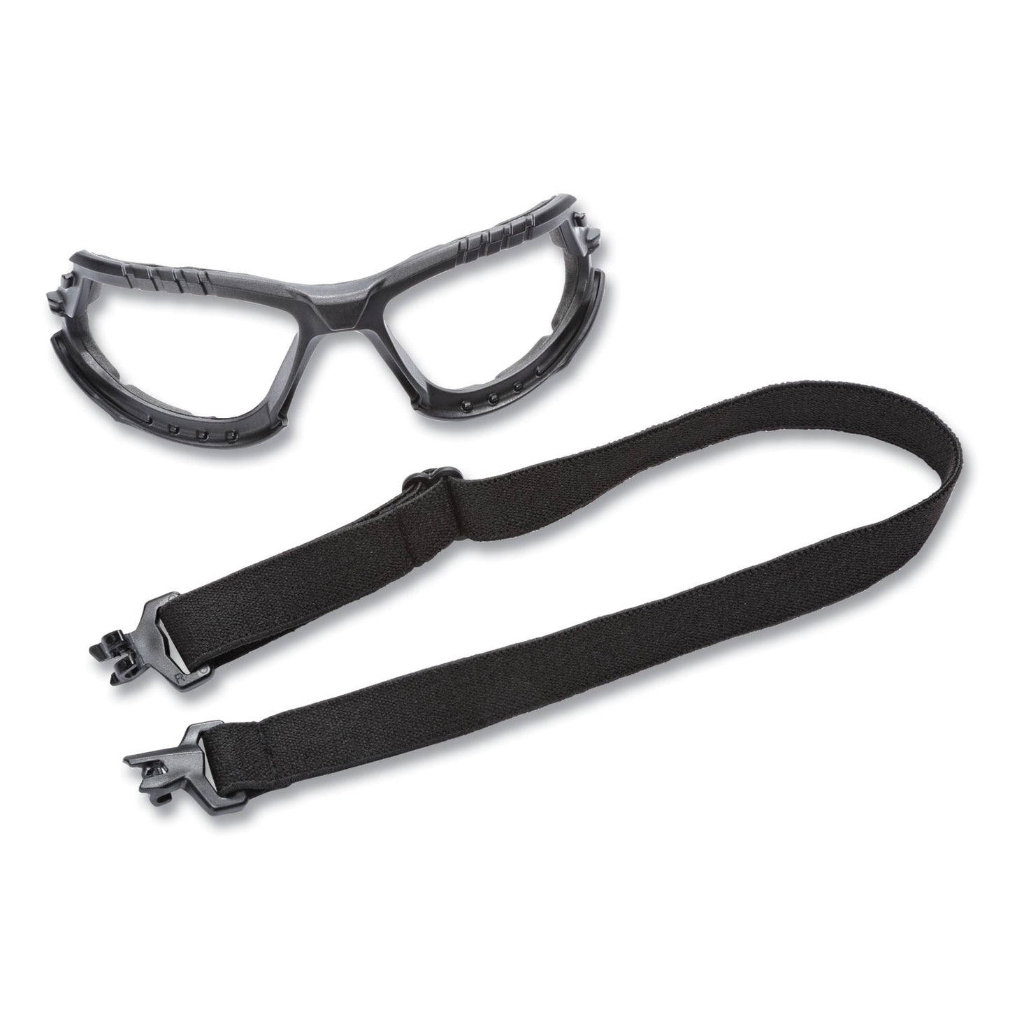 3M Solus 1000-Series Safety Glasses, Green Plastic Frame, Clear Polycarbonate Lens (S1201SGAFKT)