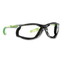 3M Solus CCS Series Protective Eyewear, Green Plastic Frame, Clear Polycarbonate Lens (SCCS01SGAFGR)