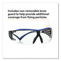 3M SecureFit Protective Eyewear, 400 Series, Blue/Gray Plastic Frame, Clear Polycarbonate Lens (SF204SGAFBLU)