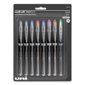 uni-ball VISION ELITE Hybrid Gel Pen, Stick, Fine 0.5 mm, Assorted Ink and Barrel Colors (58092PP)