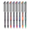 uni-ball VISION Needle Roller Ball Pen, Stick, Fine 0.7 mm, Assorted Ink and Barrel Colors, 8/Pack (1734916)
