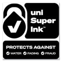 uni-ball 207 Office Pack Gel Pen, Retractable, Medium 0.7 mm, Black Ink, Pink/Translucent White Barrel, 36/Pack (2003896)