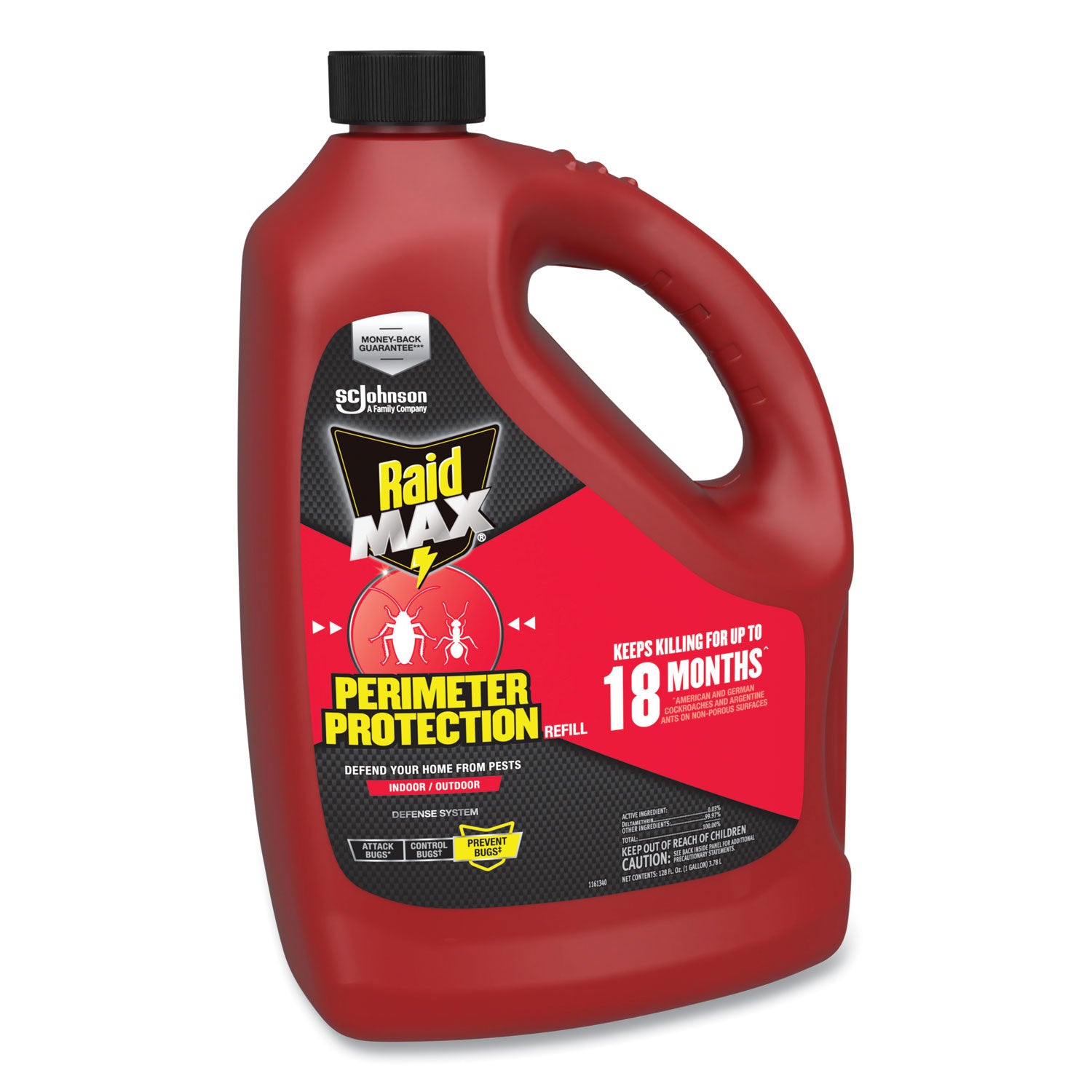 Raid MAX Perimeter Protection, 128 oz Bottle Refill (377224EA)