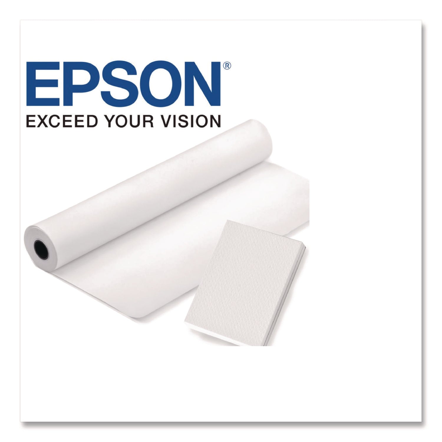 Epson Dye Sub Transfer Multi Use Paper, 2" Core, 85 gsm, 17" x 100 ft, Matte White (S450359)