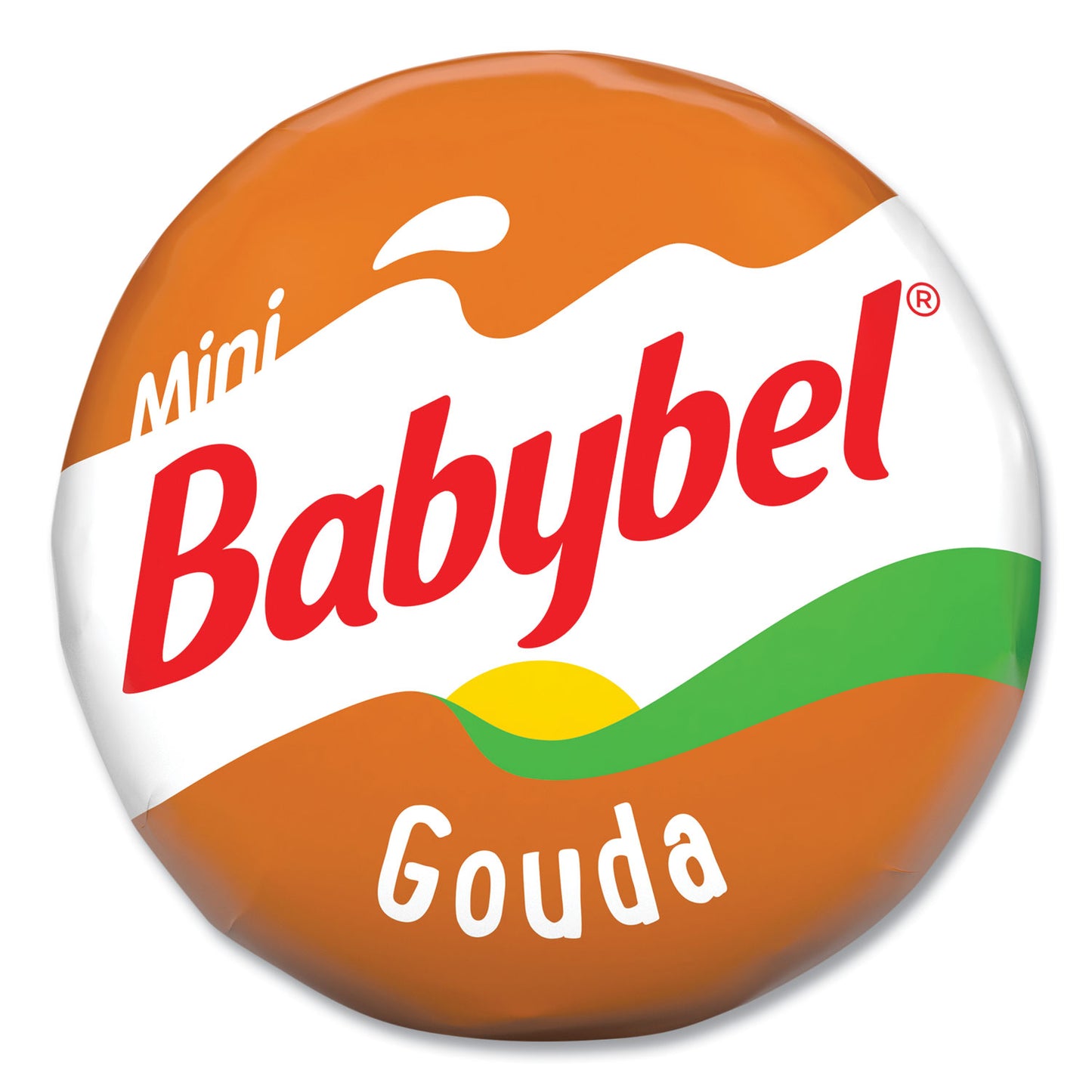 Mini Babybel Gouda, 0.71 oz Individually Wrapped, 6/Bag, 6 Bags/Carton (60000230)