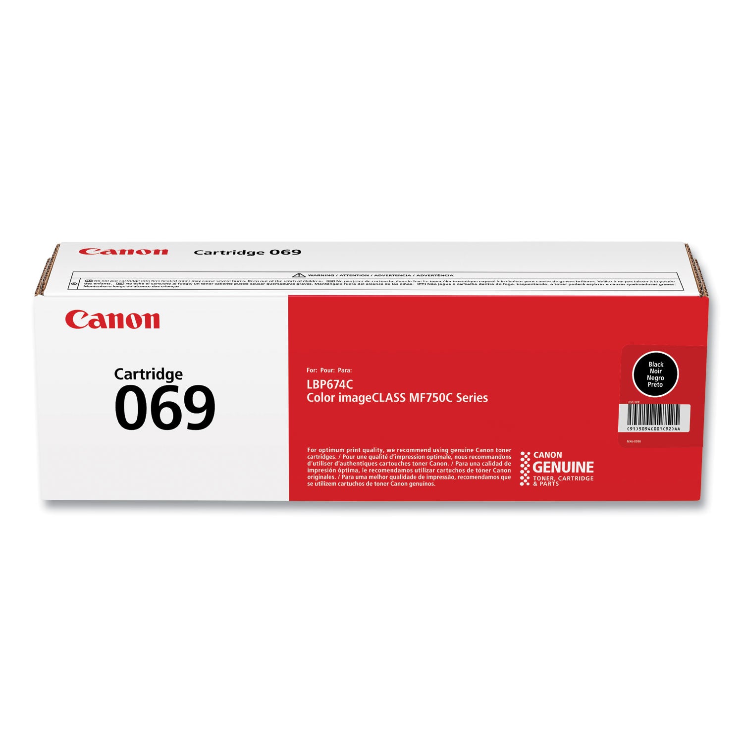 Canon 5094C001 (069) Toner, 2,100 Page-Yield, Black