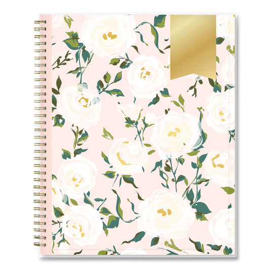 Blue Sky Day Designer Coming Up Roses Create-Your-Own Cover Weekly/Monthly Planner, Roses Artwork, 11 x 8.5, 12-Month (Jan-Dec): 2025 (140092)