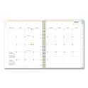 Blue Sky Day Designer Secret Garden Mint Frosted Weekly/Monthly Planner, Floral Artwork, 11 x 8.5, 12-Month (Jan to Dec): 2025 (140101)