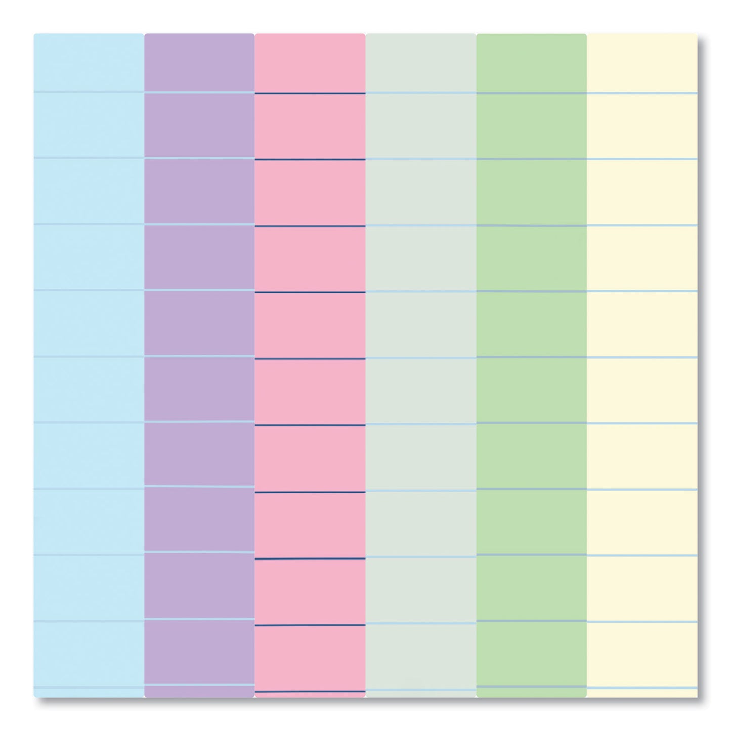 Roaring Spring Enviroshades Legal Notepads, 50 Assorted 5 x 8 Sheets, 72 Notepads/Carton (74220CS)