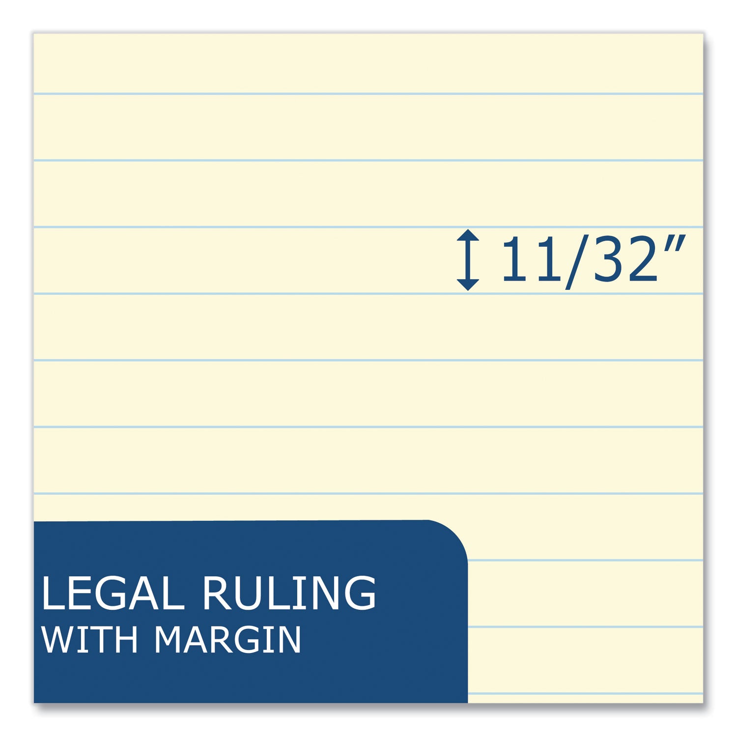 Roaring Spring Enviroshades Legal Notepads, 40 Assorted 5 x 8 Sheets, 72 Notepads/Carton (74000CS)