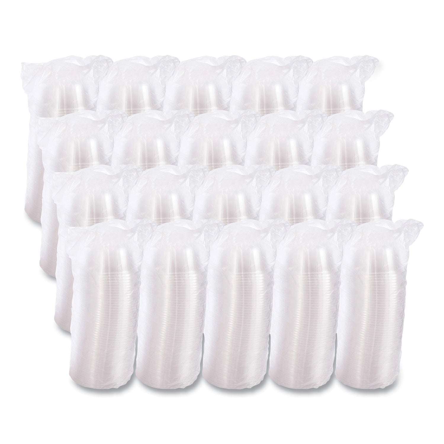 Dart D-T Sundae/Cold Cup Lids, Fits 5 oz to 32 oz Cups, Clear, 50 Pack 20 Packs/Carton (20HDLC)