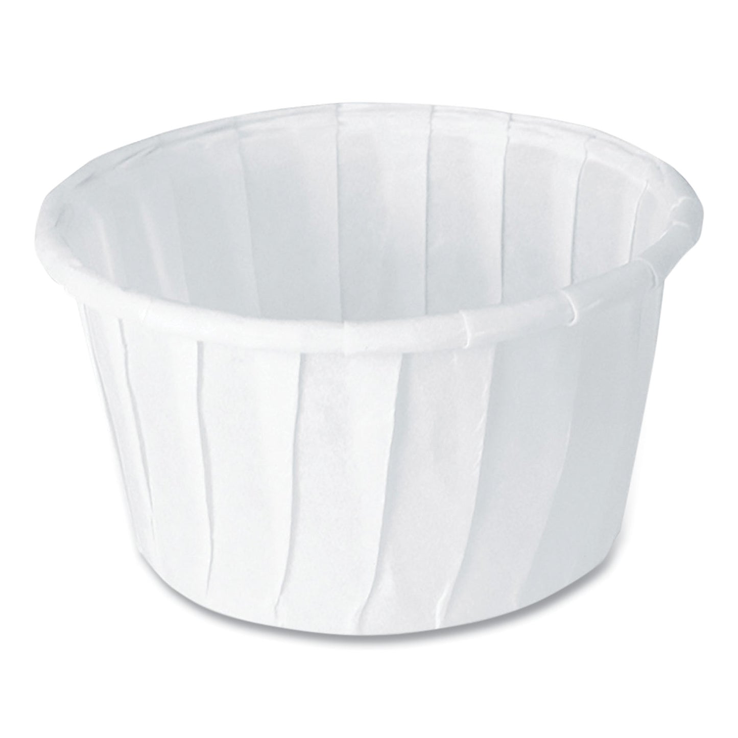 SOLO Paper Portion Cups, ProPlanet Seal, 1.25 oz, White, 250/Bag, 20 Bags/Carton (125U)