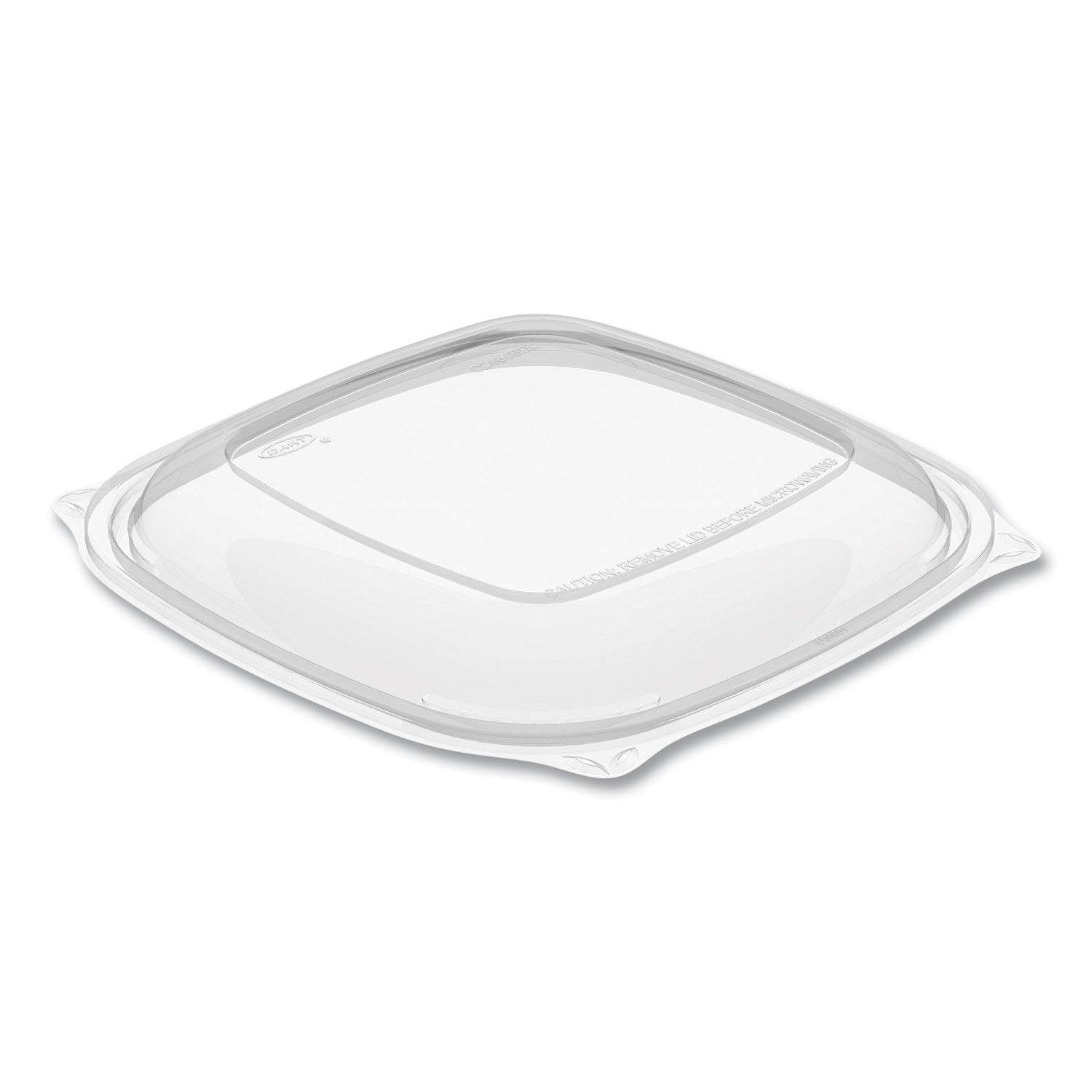 Dart PresentaBowls Pro Clear Square Lids for 24-32 oz Bowls, 8.5 x 8.5 x 0.5, Clear, Plastic, 63/Bag, 4 Bags/Carton (C2464BDL)