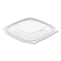 Dart PresentaBowls Pro Clear Square Bowl Lids, Large Vented Square, 8.5 x 8.5 x 1, Clear, Plastic, 63/Bag, 4 Bags/Carton (PP2464BDL)