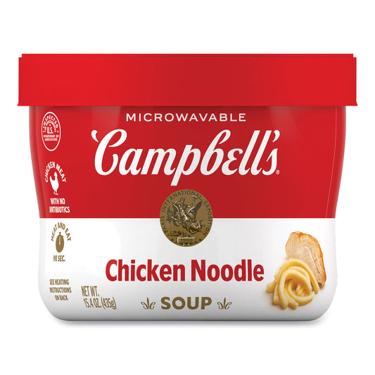 Campbells Chicken Noodle, 15.4 oz Bowl, 8/Carton (35100010)