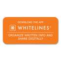 Roaring Spring Whitelines Notebook, Quadrille Rule, (5 sq/in), Gray/Orange Cover, (70) 11 x 8.5 Sheets, 12/Carton (17001CS)