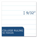 Roaring Spring Lefty Notebook, 1-Subject, Medium/College Rule, Randomly Assorted Cover Color, (80) 8 x 5 Sheet, 24/Carton (13507CS)