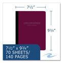 Roaring Spring Poly Flex Composition Notebook, Med/College Rule, Assorted Cover, (70) 9.75 x 7.5 Sheets, 24/Carton (77293CS)