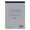 Roaring Spring Lab and Science Carbonless Notebook, Quad Rule (4 sq/in), Gray Cover, (100) 8.5 x 11 Sheets, 24/Carton (77641CS)