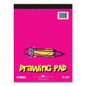 Roaring Spring Kids Drawing Pad, 40 White 9 x 12 Sheets, 12/Carton (52505CS)