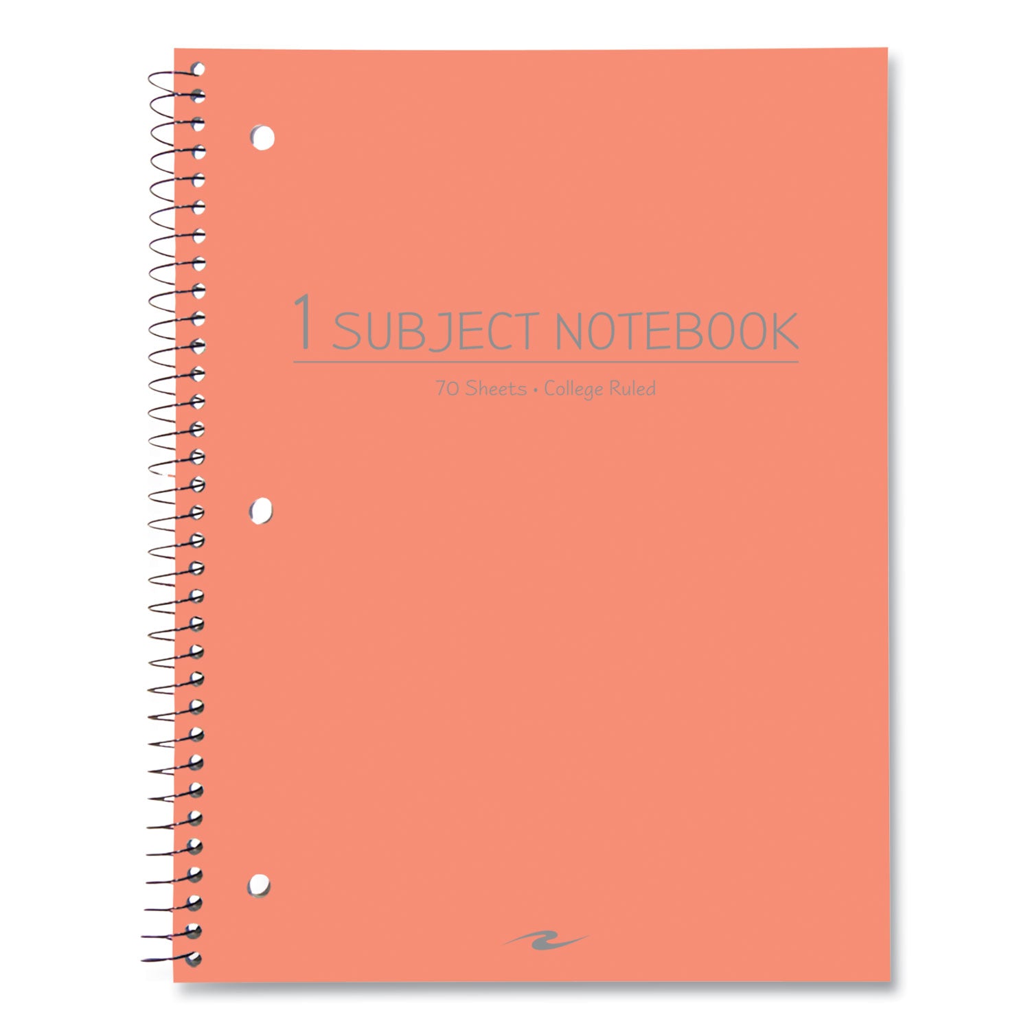 Roaring Spring Subject Wirebound Promo Notebook, 1-Subject, Med/College Rule, Assorted Cover, (70) 10.5 x 8 Sheets, 24/Carton (10034CS)