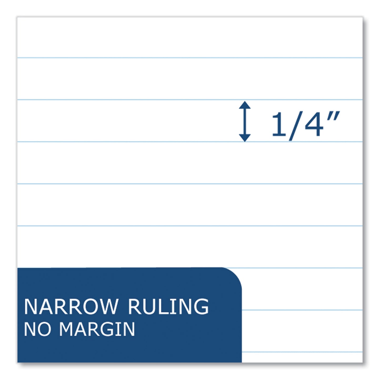 Roaring Spring Memo Pad, Randomly Assorted Cover Color, Narrow Rule, 75 White 3 x 5 Sheets, 72/Carton (14016CS)