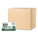 Roaring Spring Environotes Recycled Index Cards, Narrow Rule, 3 x 5 White, 100 Cards, 36/Carton (74824CS)