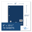 Roaring Spring Subject Wirebound Promo Notebook, 1-Subject, Wide/Legal Rule, Assorted Cover, (70) 10.5 x 8 Sheets, 24/Carton (10021CS)