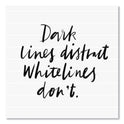 Roaring Spring Whitelines Notebook, Medium/College Rule, Gray/Orange Cover, (70) 8.5 x 11 Sheets, 12/Carton (17000CS)